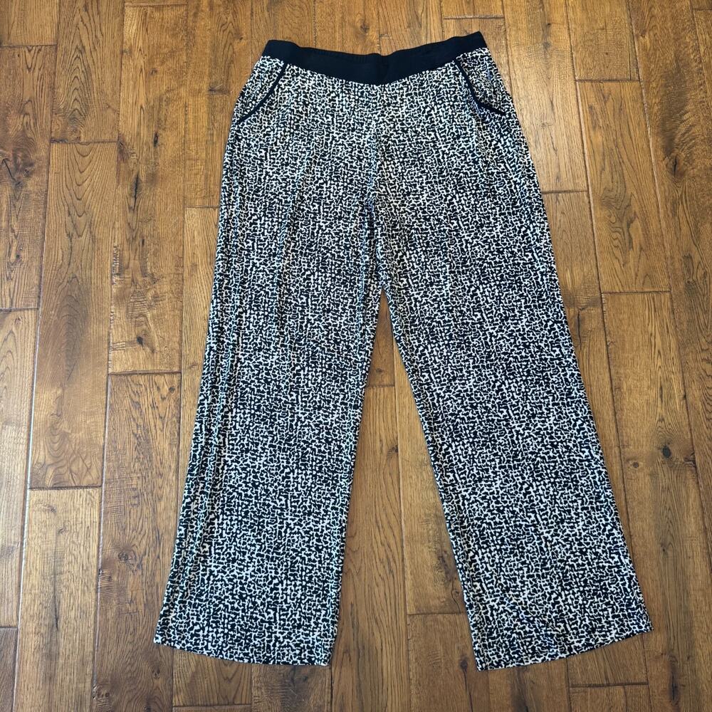 Lot of 4 Womens XL Palazzo Pants Boho Tribal Print Elastic Waist Wide Leg - Picture 7 of 12